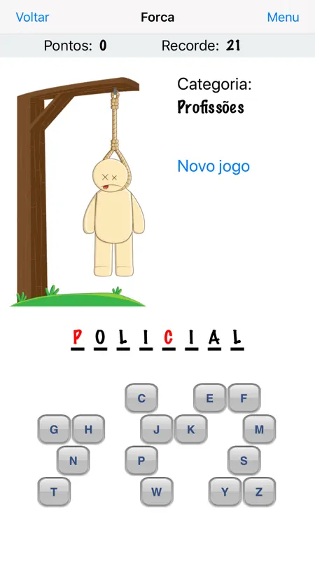 Forca - O melhor jogo da forca screenshot 5 of 5