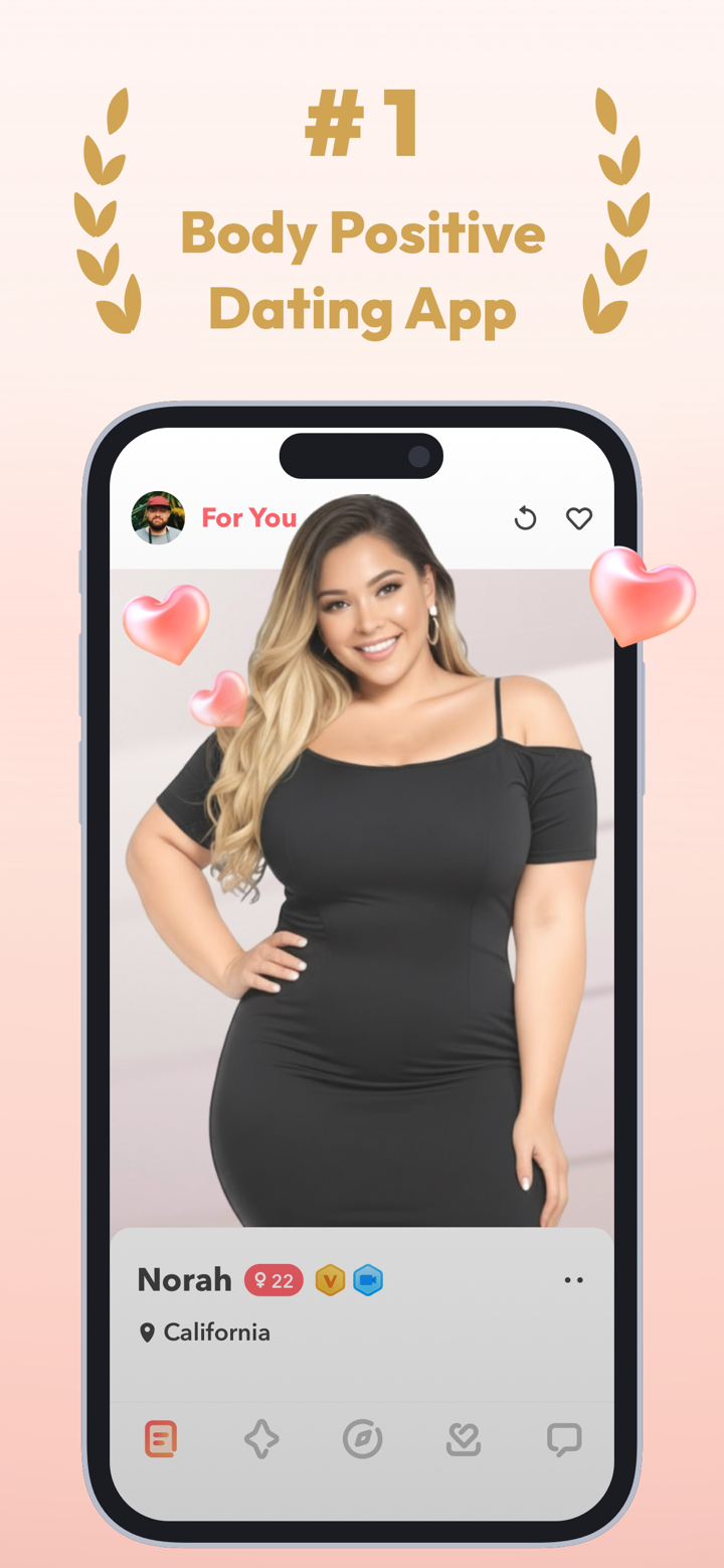 WooPlus - Body Positive Dating screenshot 1