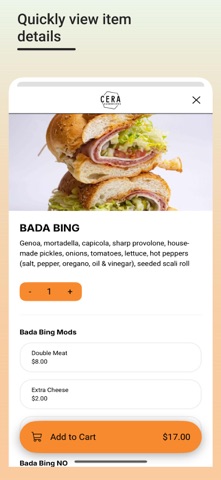CERA Sandwiches Screenshot 3 of 3