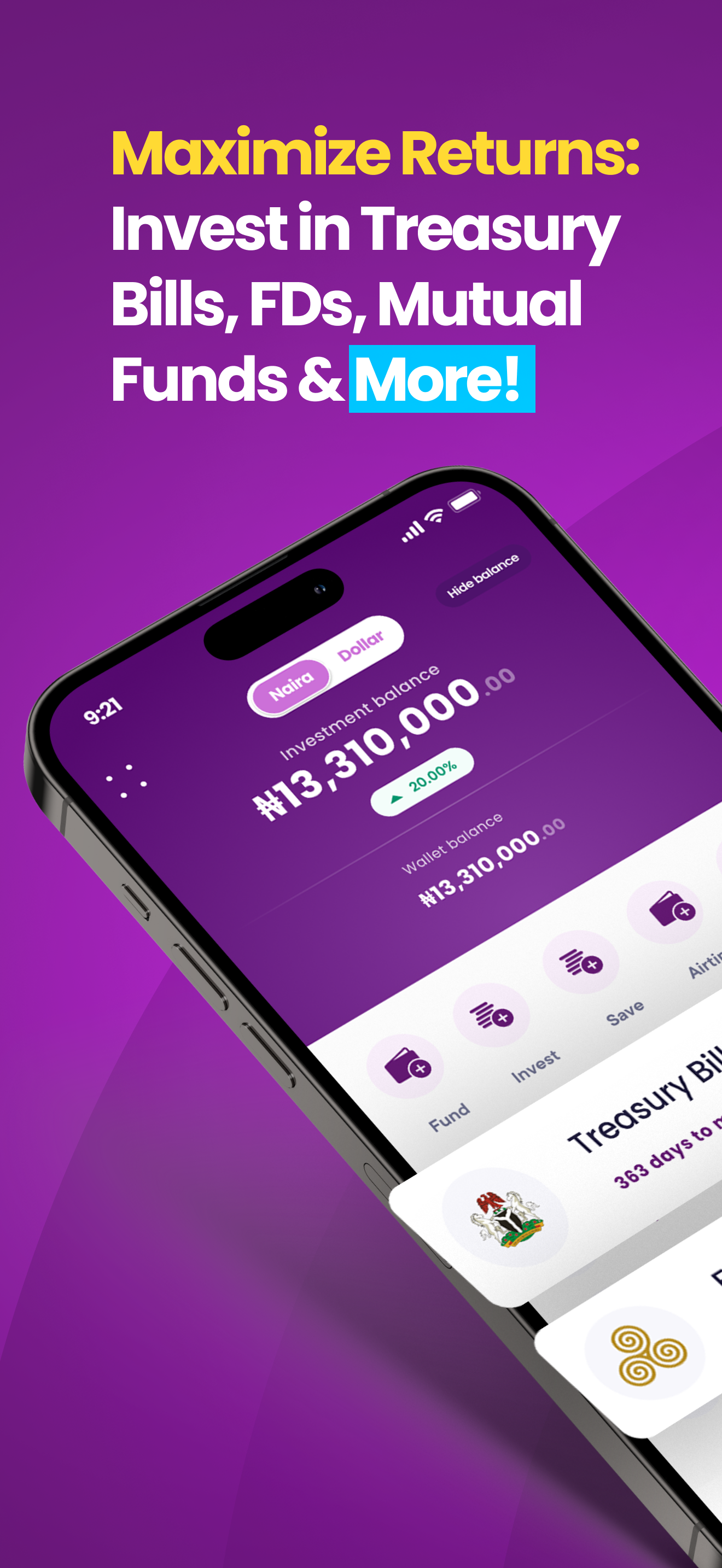 i-invest: Invest & Save