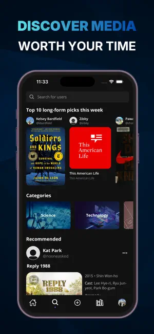 Rhome: the longform social app screenshot 3