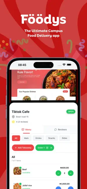 Foodys – Campus Food Delivery screenshot 3