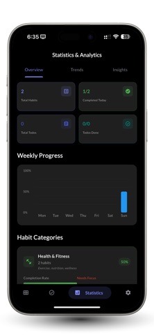 HabitLog - Daily Tracker screenshot