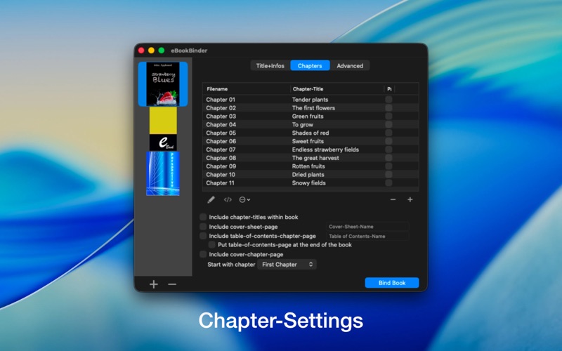 Screenshot #3 pour eBookBinder