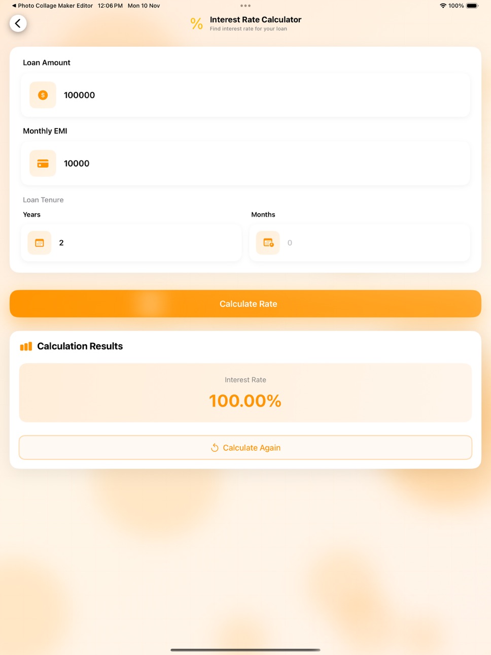 iPad screenshot