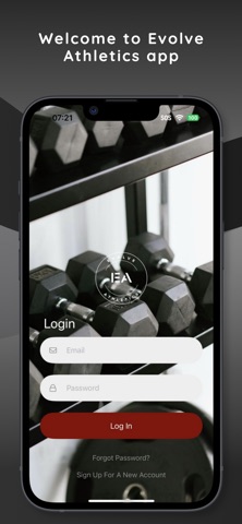 Evolve Athletics iPhone screenshot