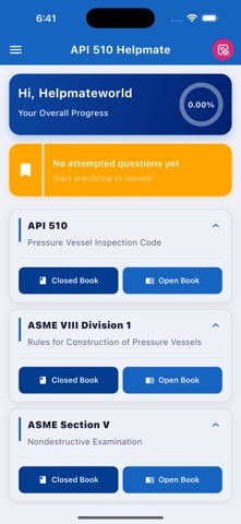 API 510 Helpmate Screenshot 4 of 8