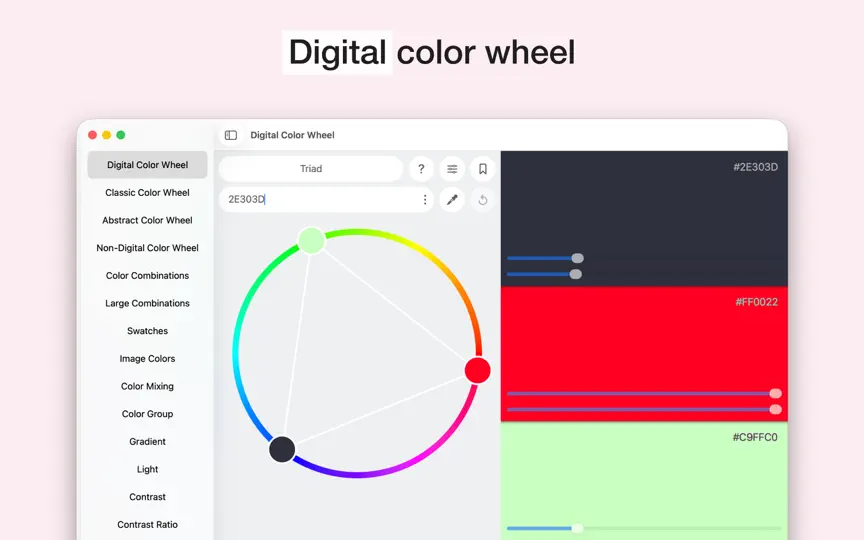 Скриншот Color Wheel на iPhone 1