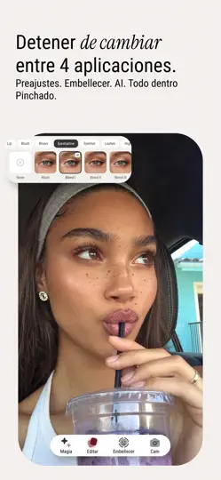 Captura de pantalla de Clicked: AI Editor & Beautify en iPhone 1