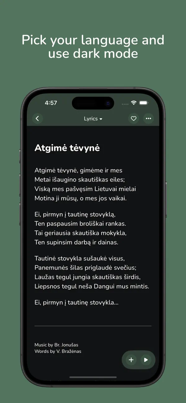 #5. Dainorėlis (iOS) โดย: Darius Cepulis