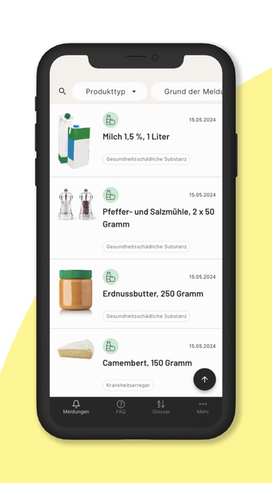 lebensmittelwarnung.de Screenshot
