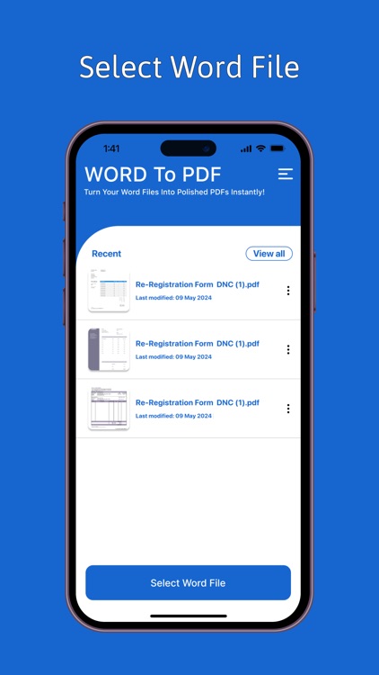 Word2PDF - Convert Word to pdf