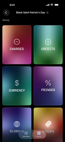 Production Budgets iPhone screenshot