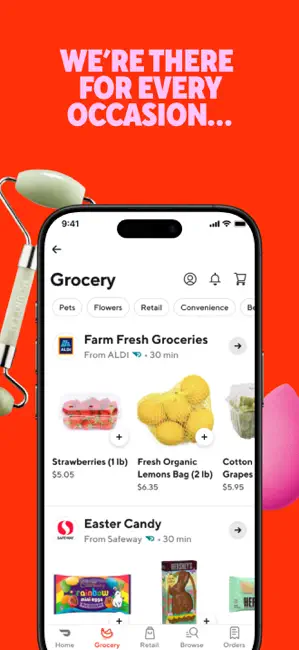 DoorDash: Food, Grocery, More iPhone screenshot 5