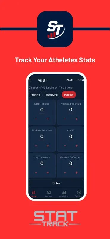 StatTrack: Athlete Stats screenshot 1 of 5