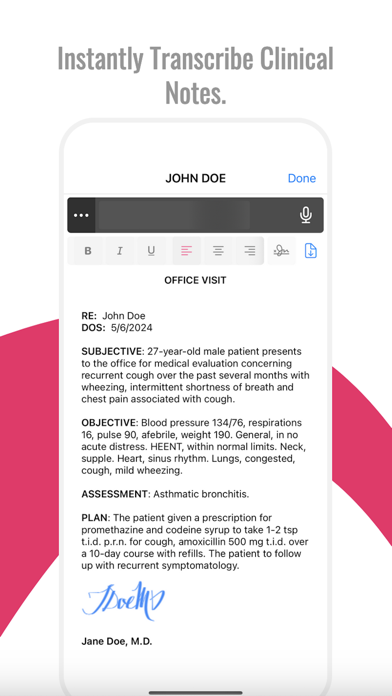OvernightScribe Accent Screenshot