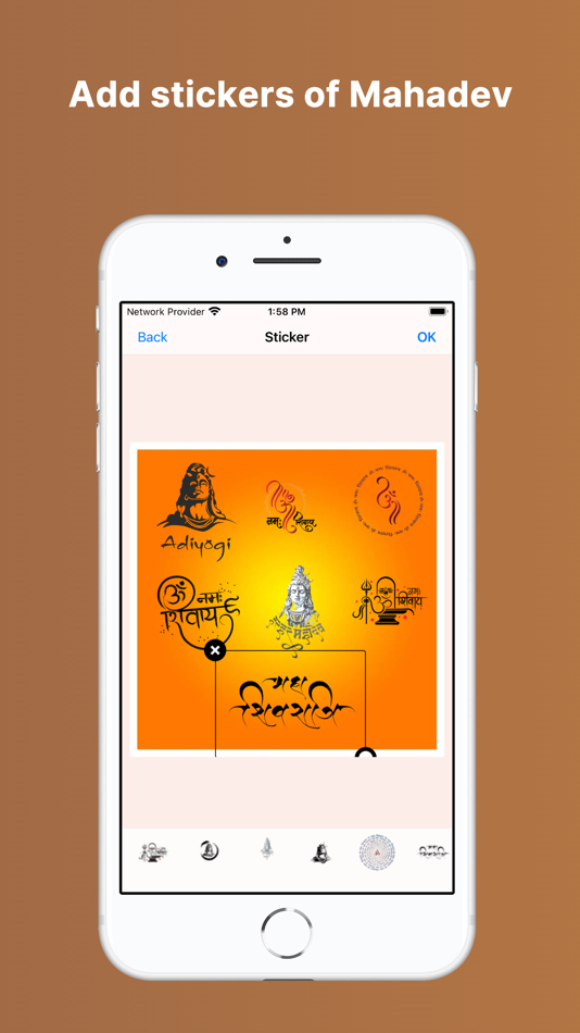 #3. Mahadev Greeting Maker (iOS) Podle: Nitin Gohel