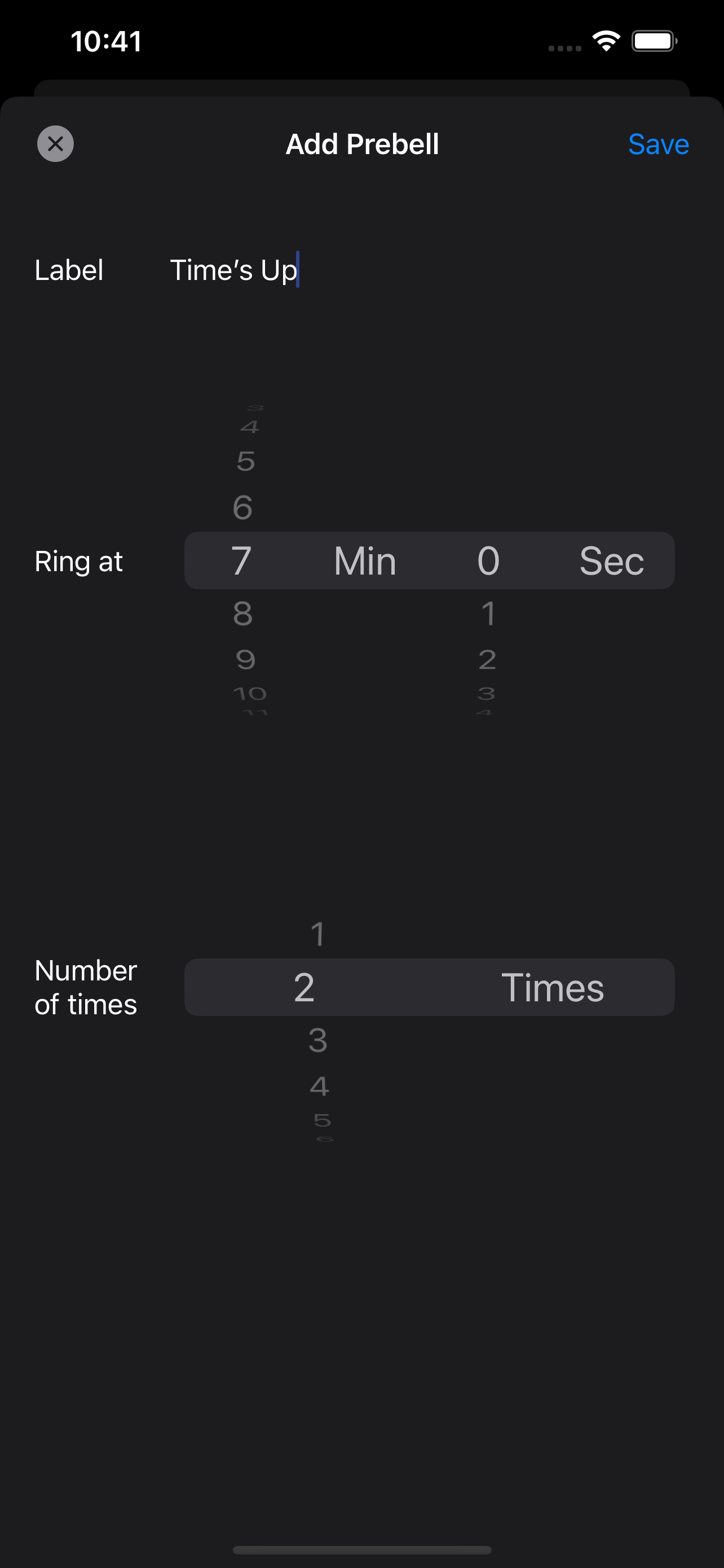 - Timekeeper -