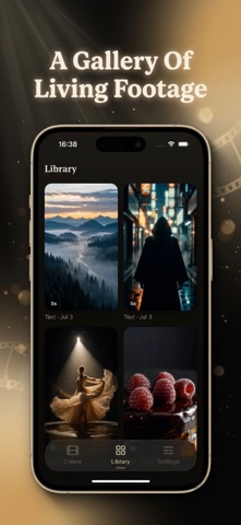Cinelo Video Generator iPhone screenshot