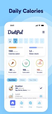DietPal: AI Calorie Counter iPhone screenshot