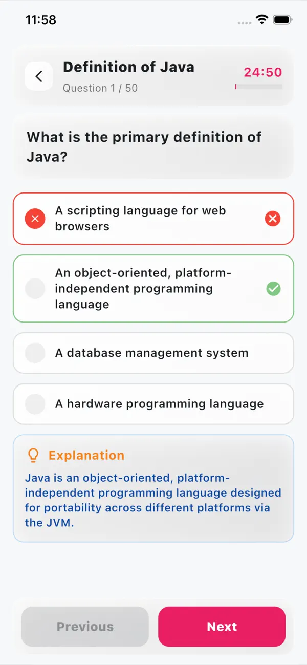#3. Java Basics Quiz (iOS) Ved: Manish Kumar