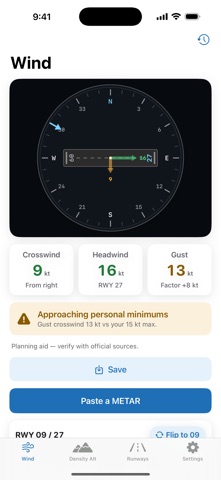 Crosswind: Wind Calculator Screenshot 1 of 6