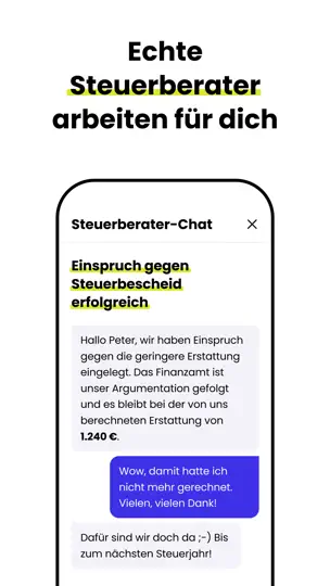 Screenshot von Zasta – Super-App Für Steuern auf dem iPhone 4