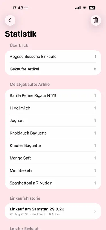 HB-Einkaufsliste screenshot 10 of 10