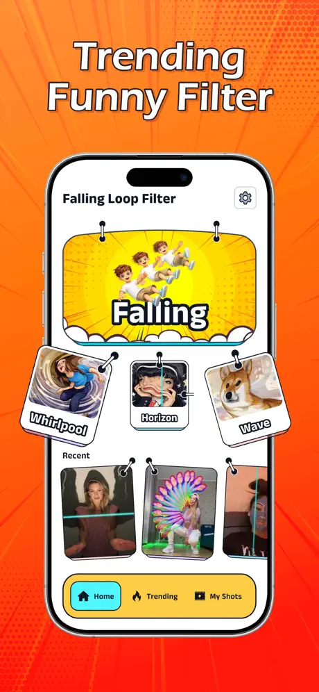 Falling Filter - Funny Loop screenshot 2