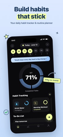 Habity: Habit Builder iPhone screenshot