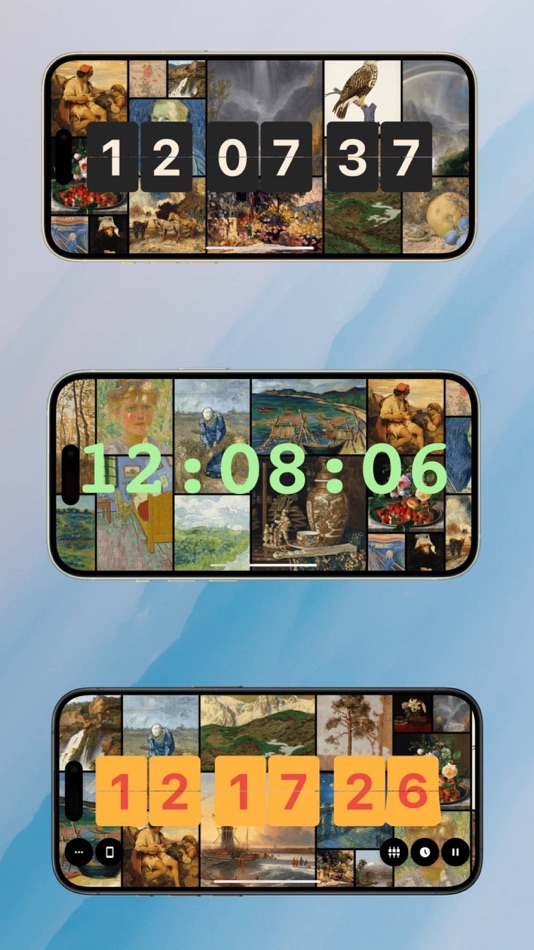 #3. ArtWall - Flip Clock (iOS) Podle: 俊鹏 位