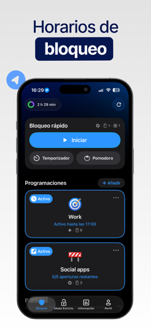 AppBlock - Bloquea apps y webs Screenshot