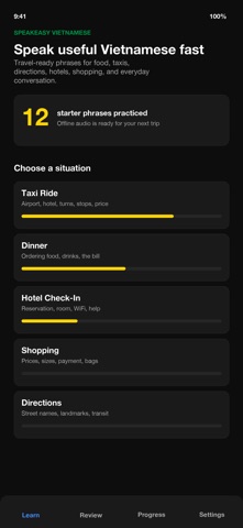 SpeakEasy Vietnamese iPhone screenshot