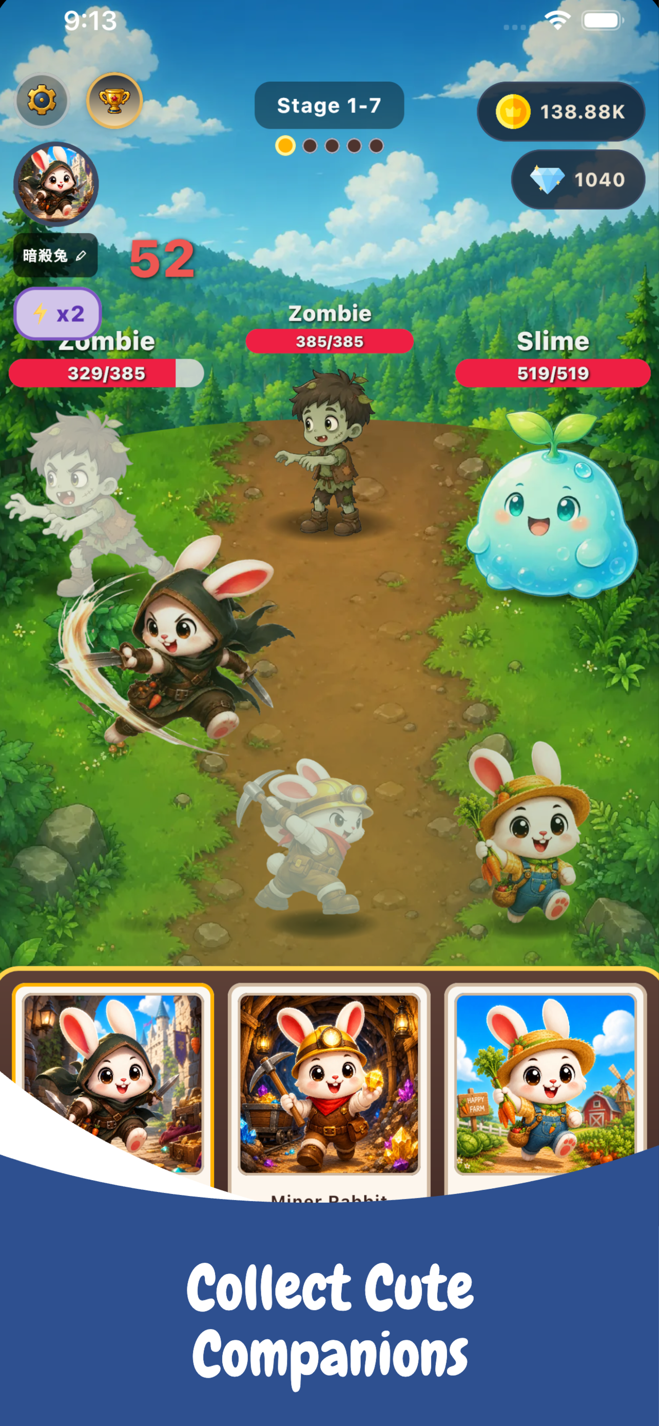 FightRabbit - Idle RPG Quest