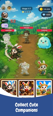 FightRabbit - Idle RPG Quest screenshot 1