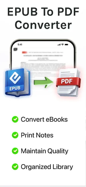 EPUB to PDF Converter - eBook screenshot 1