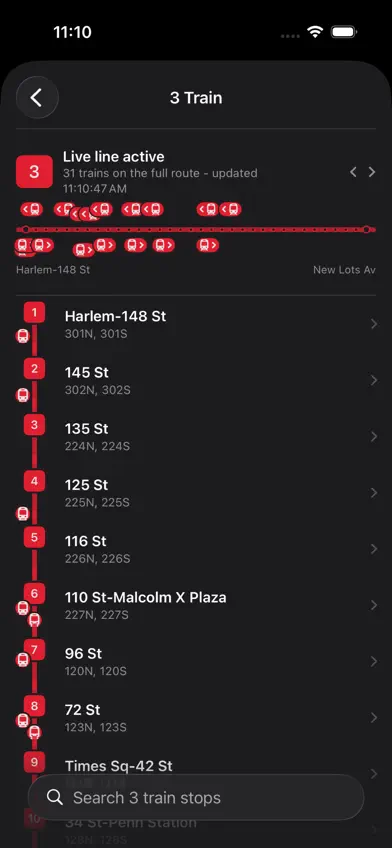 SubwayNow screenshot 3