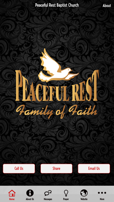 Peaceful Rest Baptist Church iPhone screenshot 1 - Lifestyle app