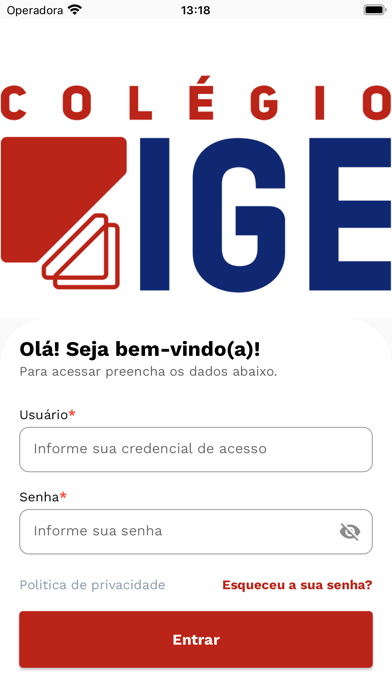 Colégio IGE Screenshot