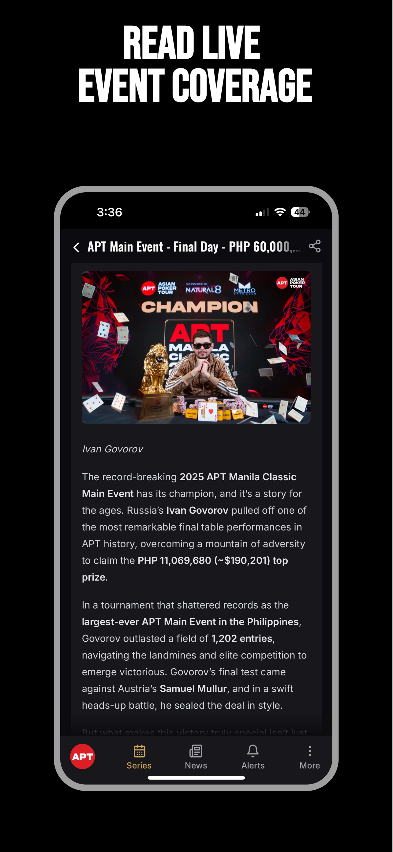 Asian Poker Tour screenshot 3