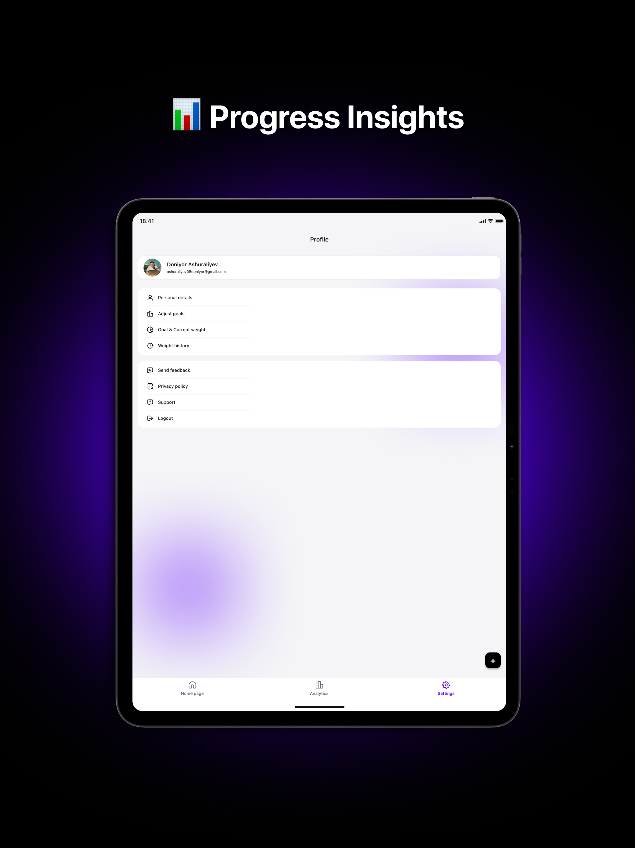 +Fit - AI Kaloriya Hisoblovchi screenshot 8