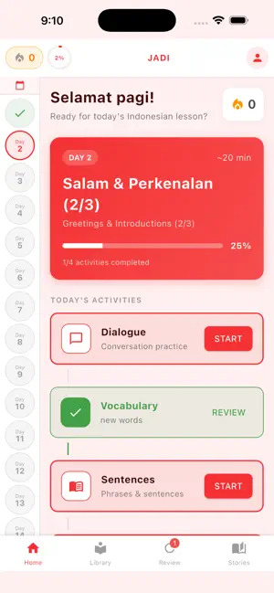JADI - Learn Indonesian screenshot 1