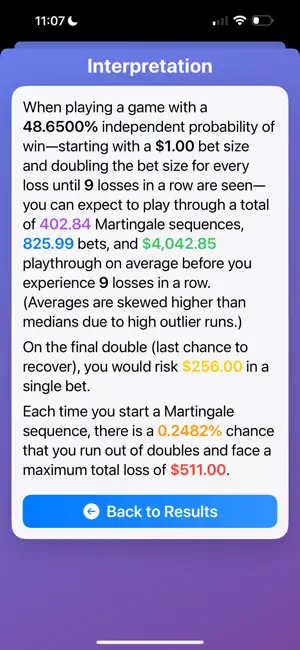 Martingale Strategy screenshot 3