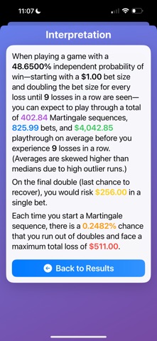 Martingale Strategy screenshot