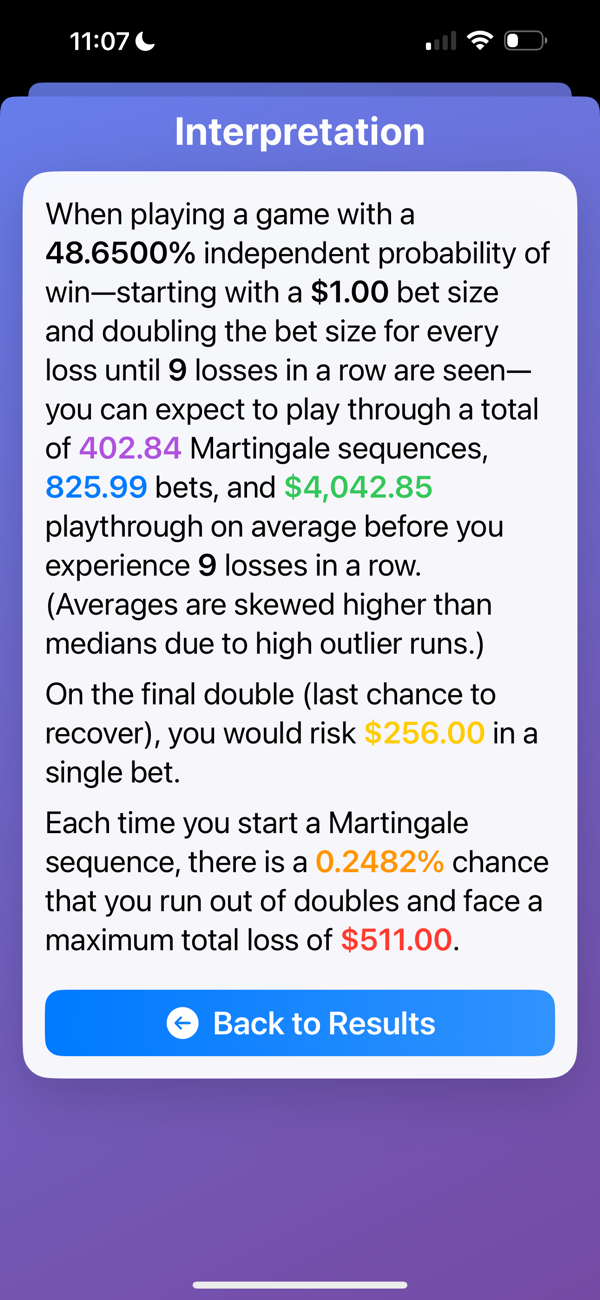 Martingale Strategy screenshot 3