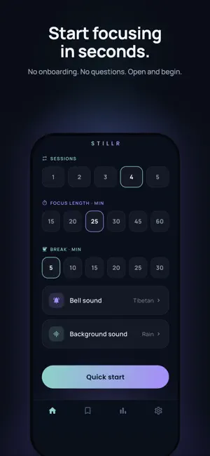 Stillr: Pomodoro Study Timer screenshot 2