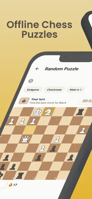Offline Chess Puzzles screenshot 1