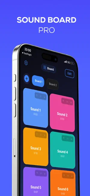 Sound Board - Audio Buttons iPhone screenshot 1