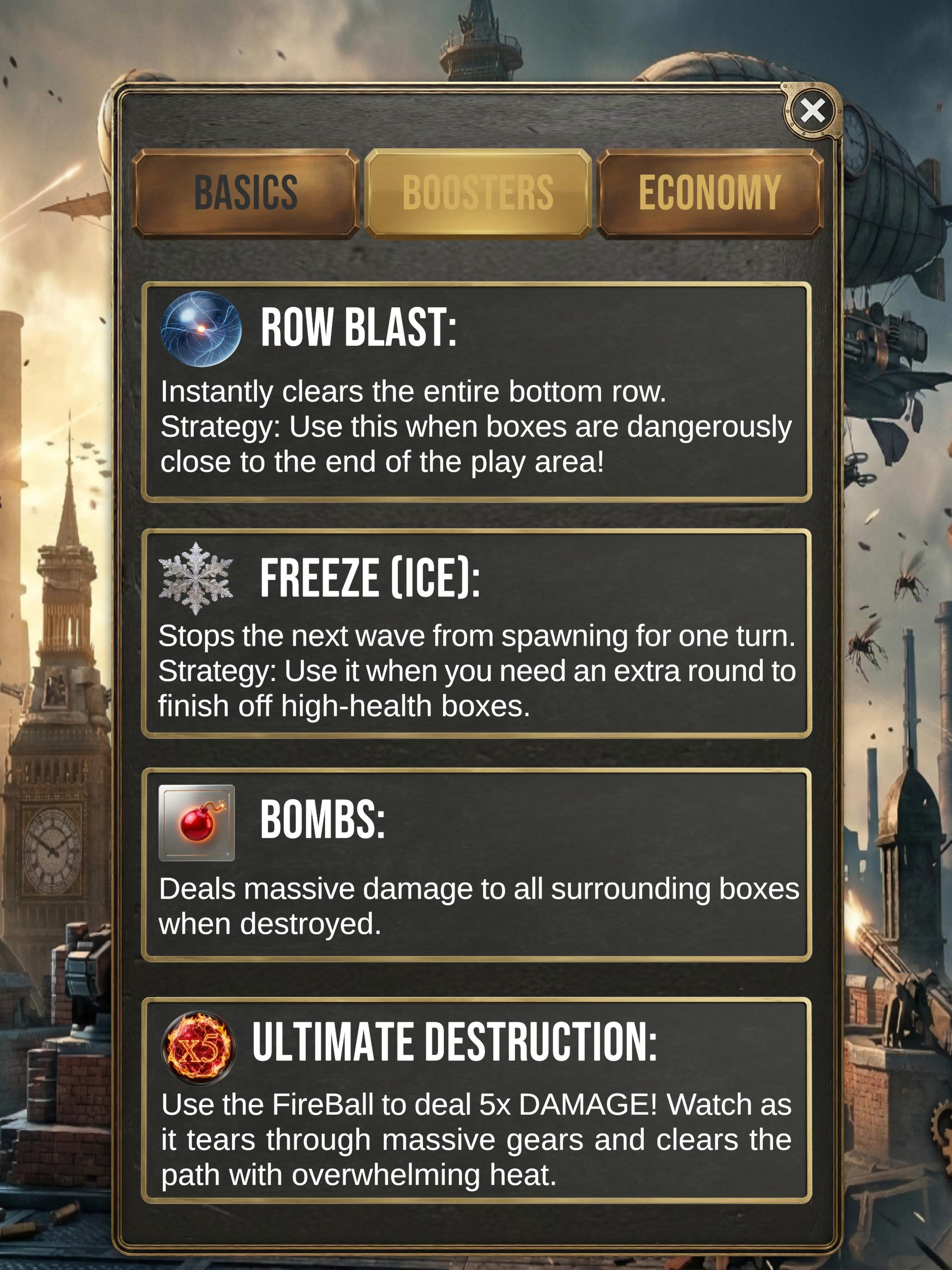 Brick Breaker: Steampunk Blast