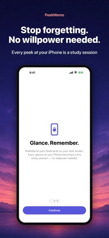 PeekMemo: Lock Screen Cards Screenshot 8 of 10